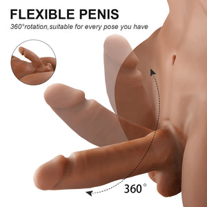 US Stock - SexDollPartner Lesbian & Bisexual XS-MA30010 Torso with Dildos-5