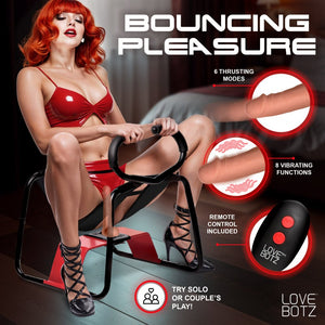 Bangin' Bench with Thrusting and Vibrating Dildo