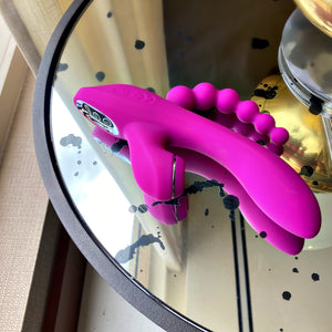 Vibrating Clit Sucker - Anal, Vaginal, And Clitoral Triple Sex toy | VV
