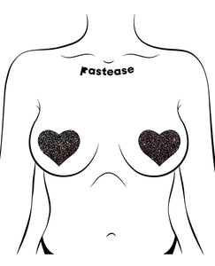 Pastease All Sparkle Heart - Black O/s