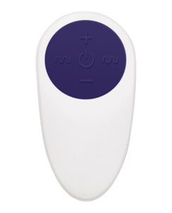 Adam & Eve's Silicone Remote Control Rabbit Ring - Purple