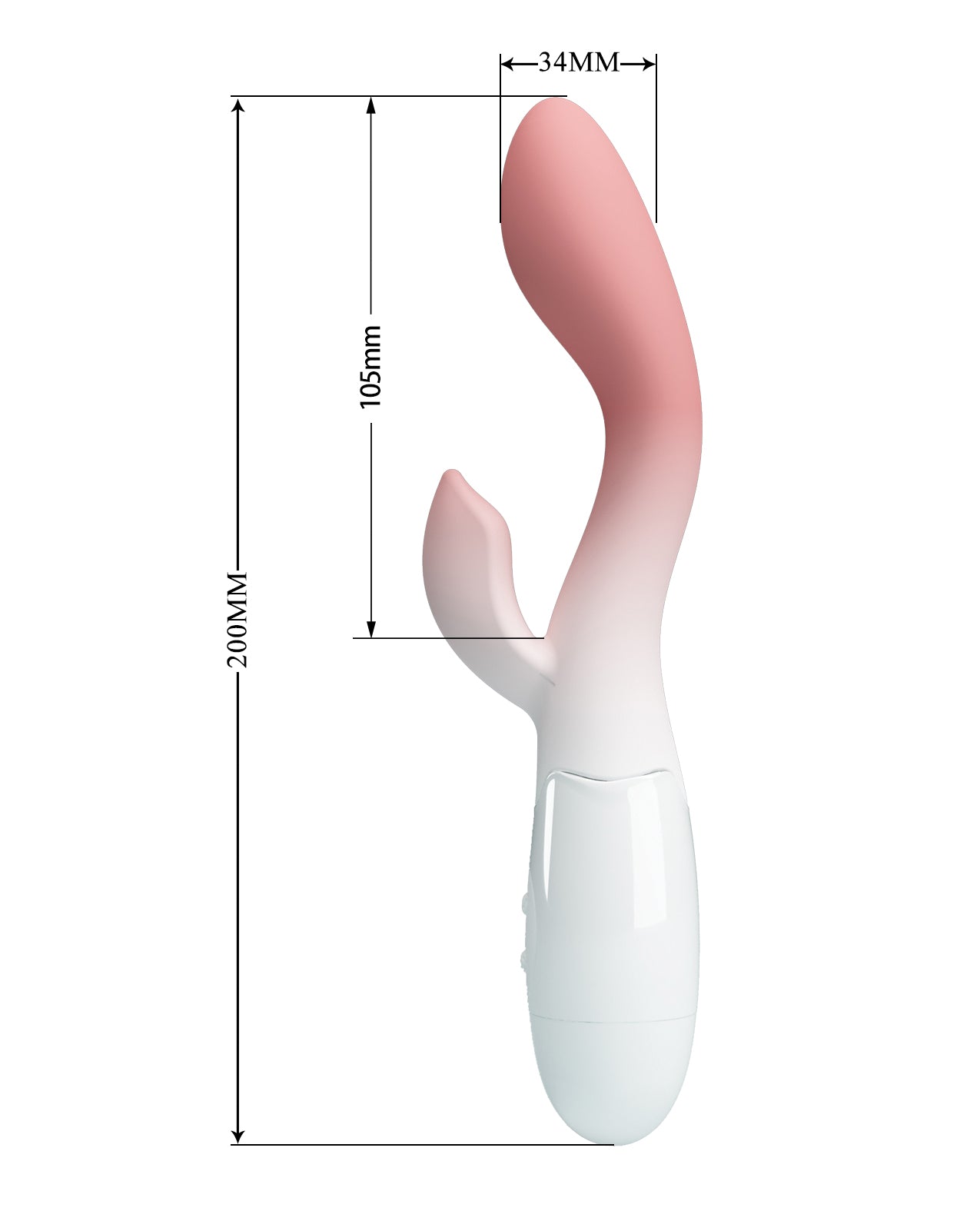 Pretty Love Brighty Vibrator - Pink Ombre