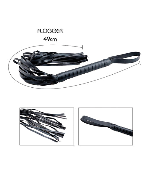 Alive Secret Desires 8 Pc Bdsm Kit - Black