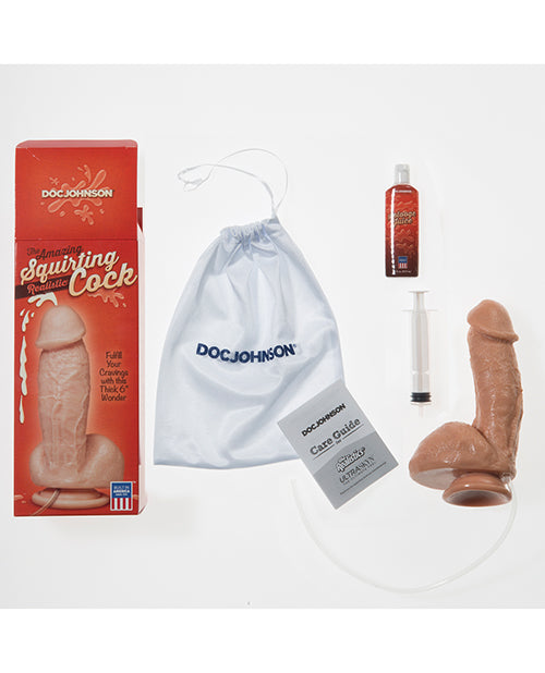 Squirting Realistic Cock W/splooge Juice - Flesh