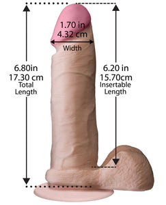 Realistic Ultraskyn Cock W/balls