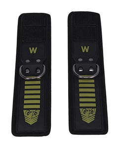 Fort Troff Tactical Wrist Cuffs - Black/Green