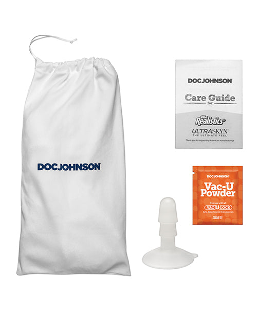 Signature Cocks Ultraskyn 8" Cock W/removable Vac-u-lock Suction Cup - Quinton James