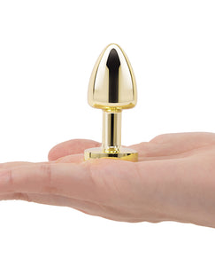 Gemsations 2" Beginners Bling Bling Metal Butt Plug - Silver