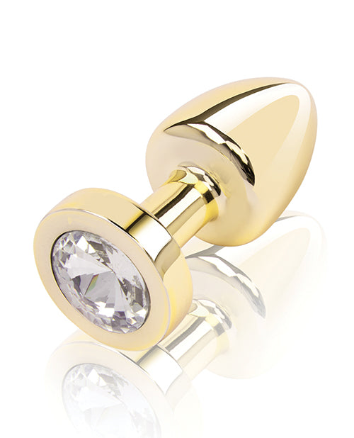 Gemsations 2" Beginners Bling Bling Metal Butt Plug - Silver