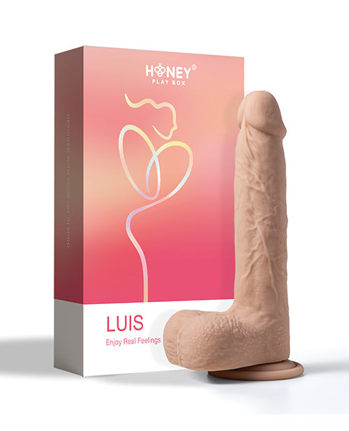 Luis App Controlled Realistic 8.5" Thrusting Dildo Vibrator W/clit Licker - Ivory
