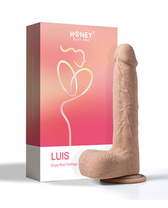 Luis App Controlled Realistic 8.5" Thrusting Dildo Vibrator W/clit Licker - Ivory