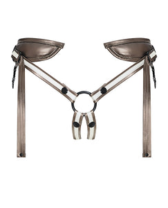 Strap On Me Leatherette Harness Desirous - Bronze O/s