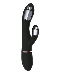 Dorcel Glam Rabbit Vibrator - Black/gold