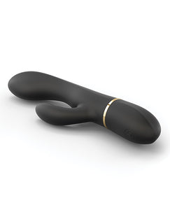 Dorcel Glam Rabbit Vibrator - Black/gold