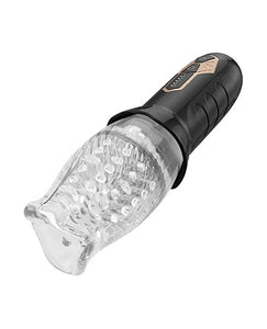 The Male Rose Rotating Blow Job Simulator - Black