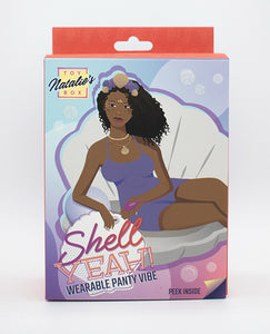 Natalie's Toy Box Shell Yeah! Remote Controlled Wearable Egg Vibrator - Purple