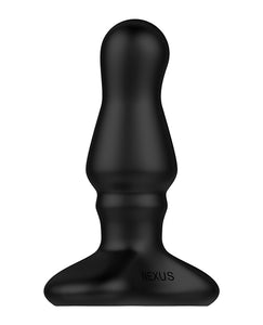 Nexus Bolster Butt Plug  W/inflatable Tip - Black