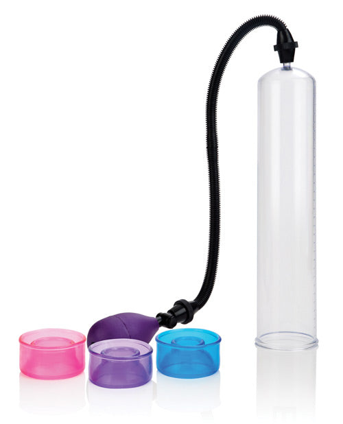 Big Man's Pump 12" W/3 Sized Sleeves - Clear