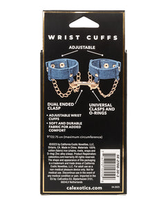 Ride 'em Premium Denim Collection Wrist Cuffs