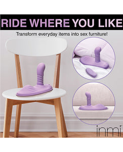 Inmi Thrust N' Grind Thrusting & Vibrating Silicone Grinder - Purple