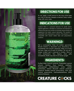Creature Cocks - Creature Slime Water-Based Lubricant 16oz