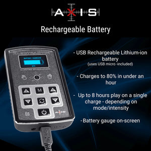 Electrastim Axis Em200 Luxury Electro Stimulator - Black/silver