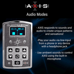 Electrastim Axis Em200 Luxury Electro Stimulator - Black/silver