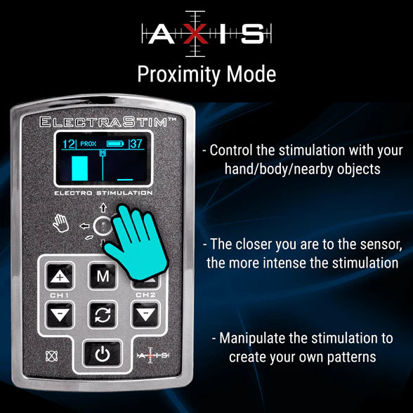 Electrastim Axis Em200 Luxury Electro Stimulator - Black/silver