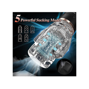 Funnymee Sucking & Vibrating Male Rose 2 - Black