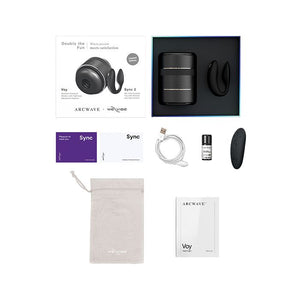 Arcwave Voy / We-vibe Sync 2 Double The Fun Pair - Black