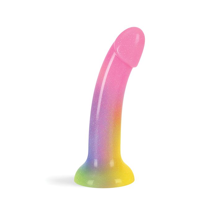 Love To Love Silicone Dildolls Stargazer - Gradient Rainbow W/glitter