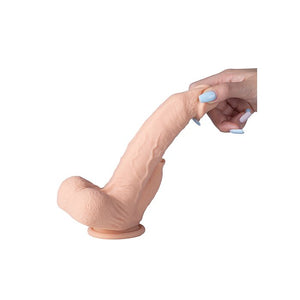 Colter App Controlled Realistic 8.5" Thrusting Dildo Vibrator W/clit Licker - Ivory