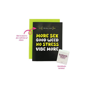 More Sex Greeting Card w/Matchbook