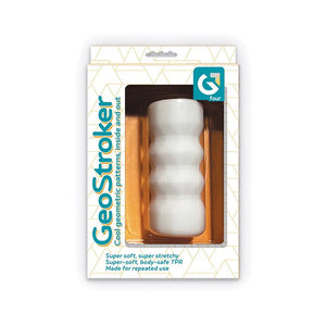 GeoStroker Four 5" Ultra-Soft Stroker - White