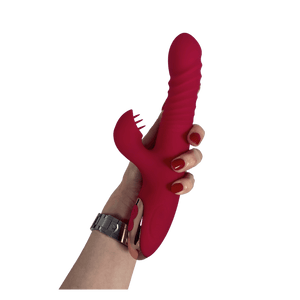 Heated thrusting vibrator