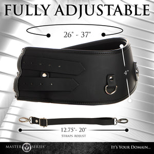 Forced Orgasm Belt With Saddle Straps