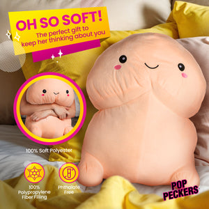 Chibi Happy Peckers Pillow
