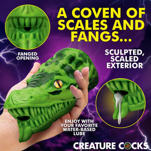 Dragon Tamer Silicone Stroker - Green