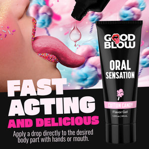 Oral Sensation Gel - Cotton Candy