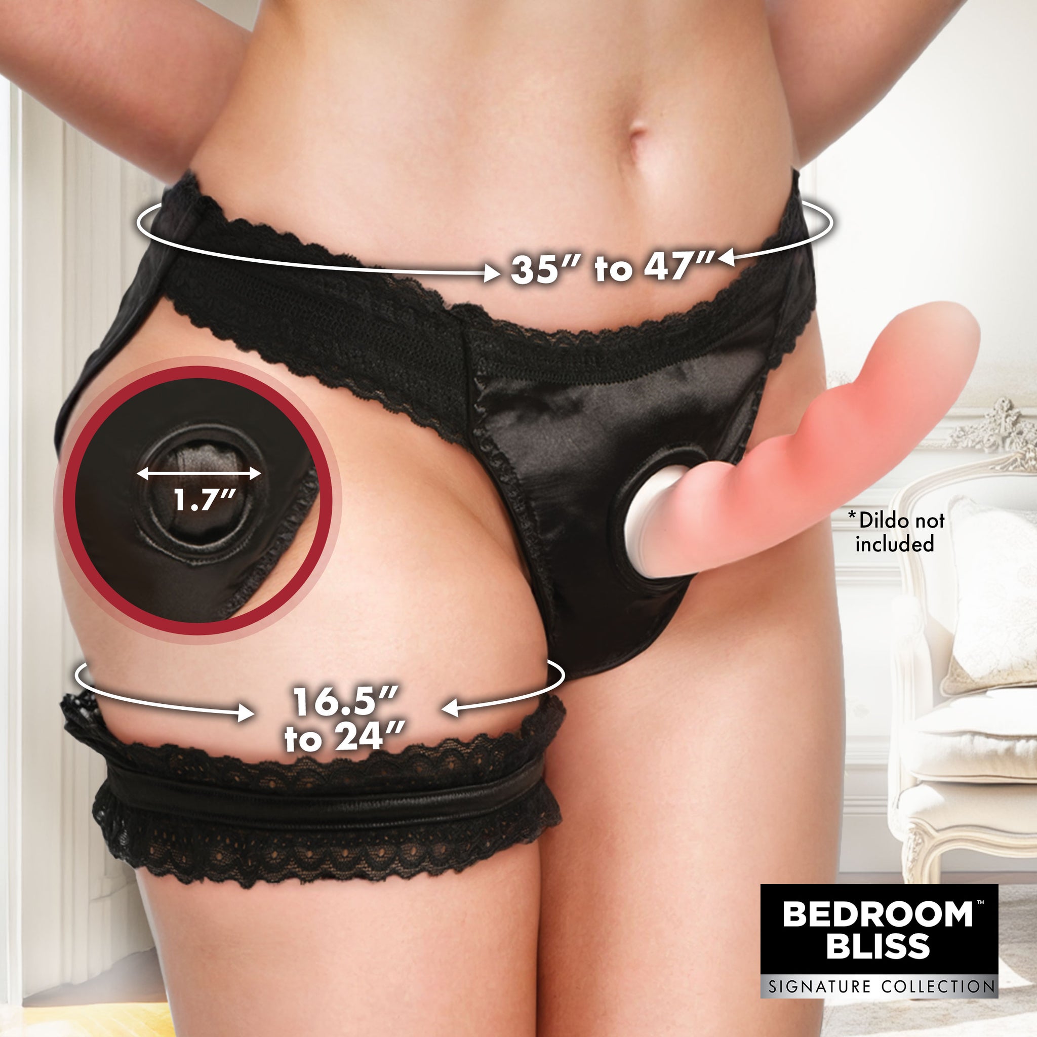 Jolie Strap-on Panty Harness & Garter - Large FaceMe Love Jolie Strap-on Panty Harness & Garter - Large FaceMe Love