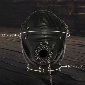 Degraded Sensory Deprivation Hood With Funnel