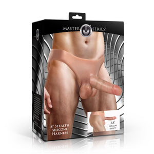 8" Stealth Silicone Strap-on