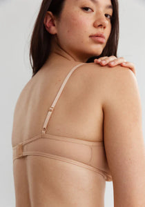 Sheer Wireless Bralette Blush The Mesh Bare-1