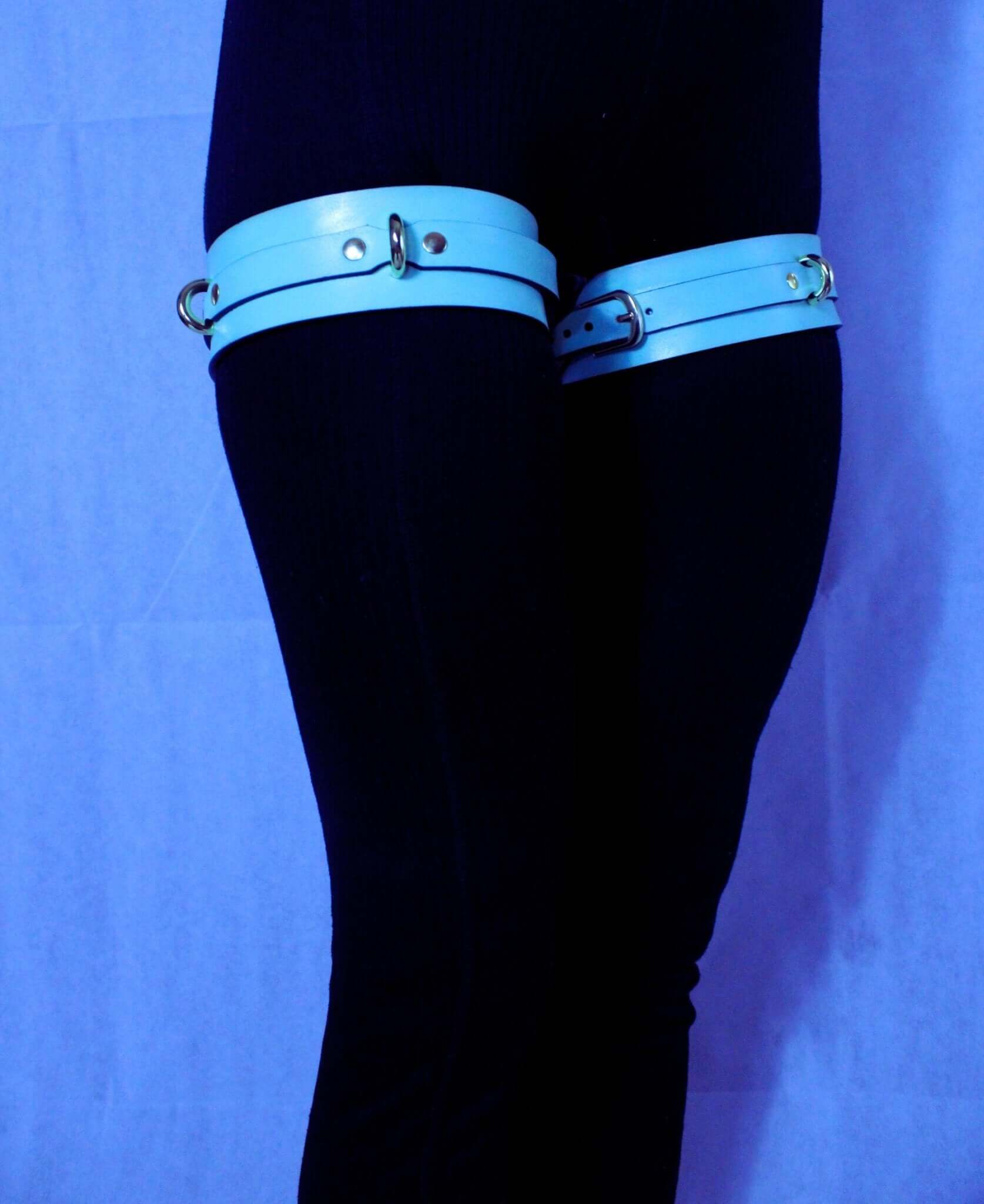 Premium Leather Thigh Cuffs | Premium Restraints  Leg Straps