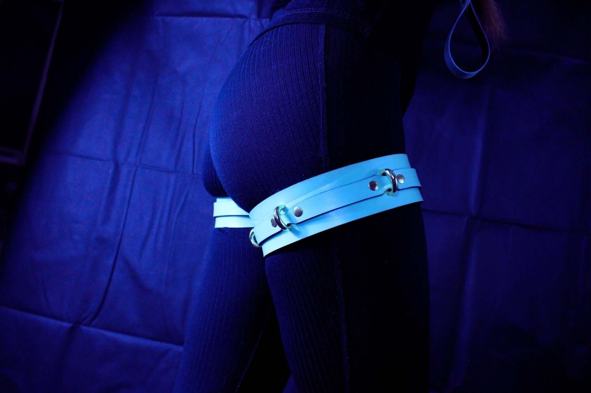 Premium Leather Thigh Cuffs | Premium Restraints  Leg Straps