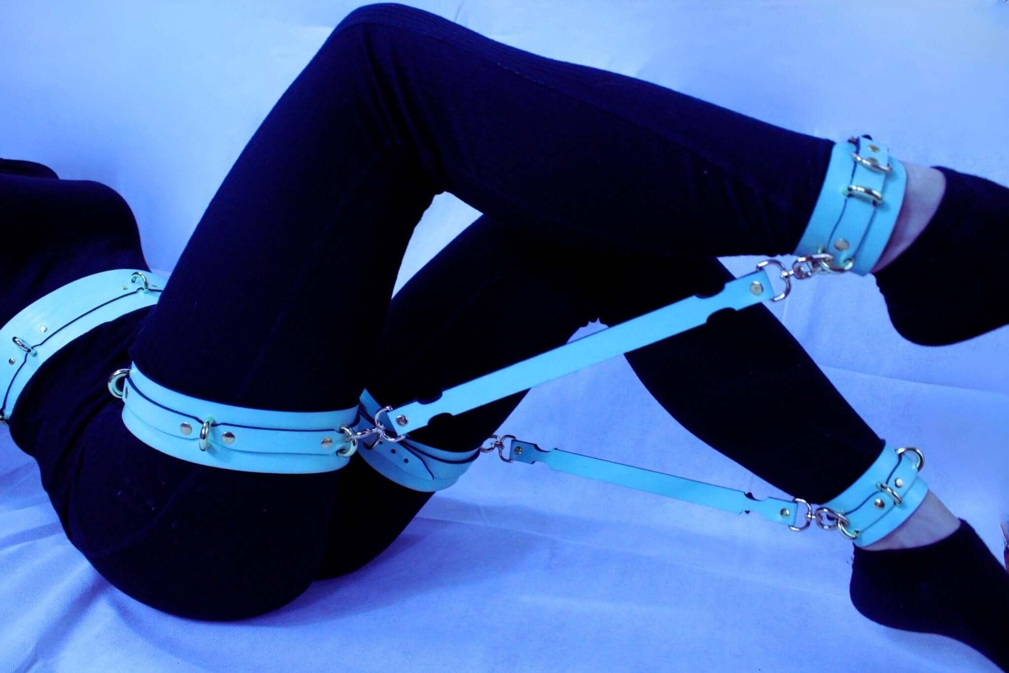 Bondage Gear Italian Leather Ultimate BDSM Gear Set