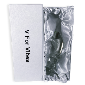 Ceres Curved Glass Anal Dildo - Glass Sex Toy - The Best Glass Dildo