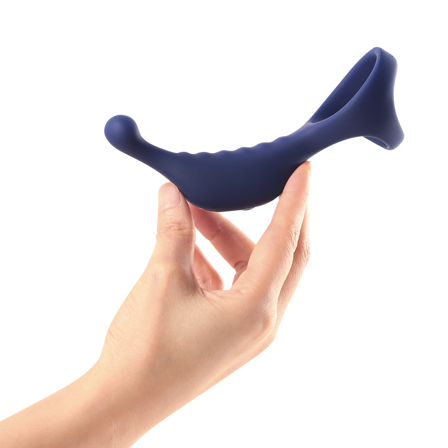 Underquaker Perineum Massager with adjustable three-way cock ring