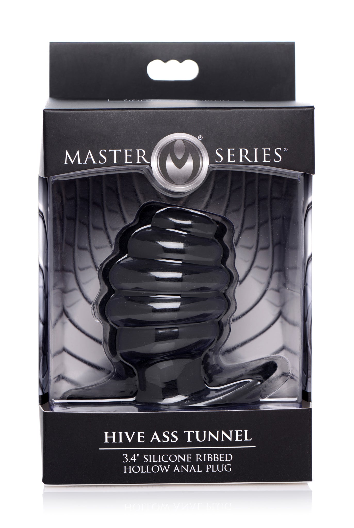 Hive Ass Tunnel Silicone Ribbed Hollow Anal Plug