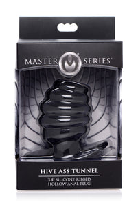 Hive Ass Tunnel Silicone Ribbed Hollow Anal Plug